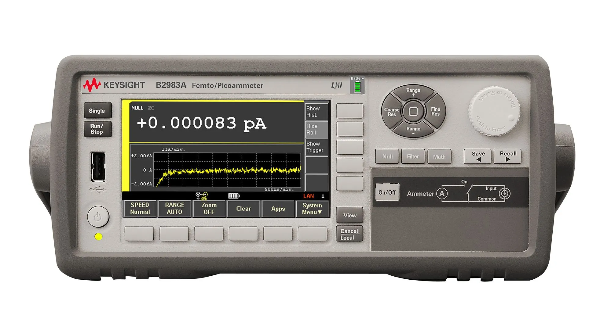 Picoamperímetro Keysight B2983A Femto/Pico
