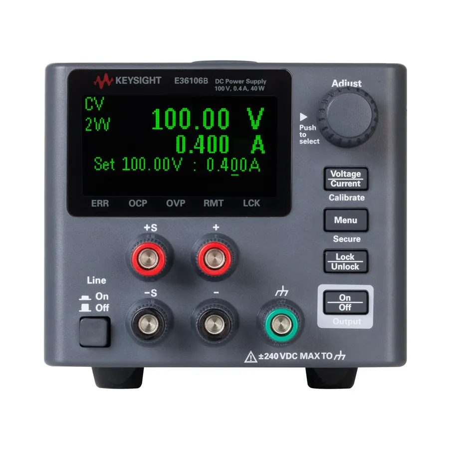 Fonte de Alimentação CC Keysight E36106B de Saída Única