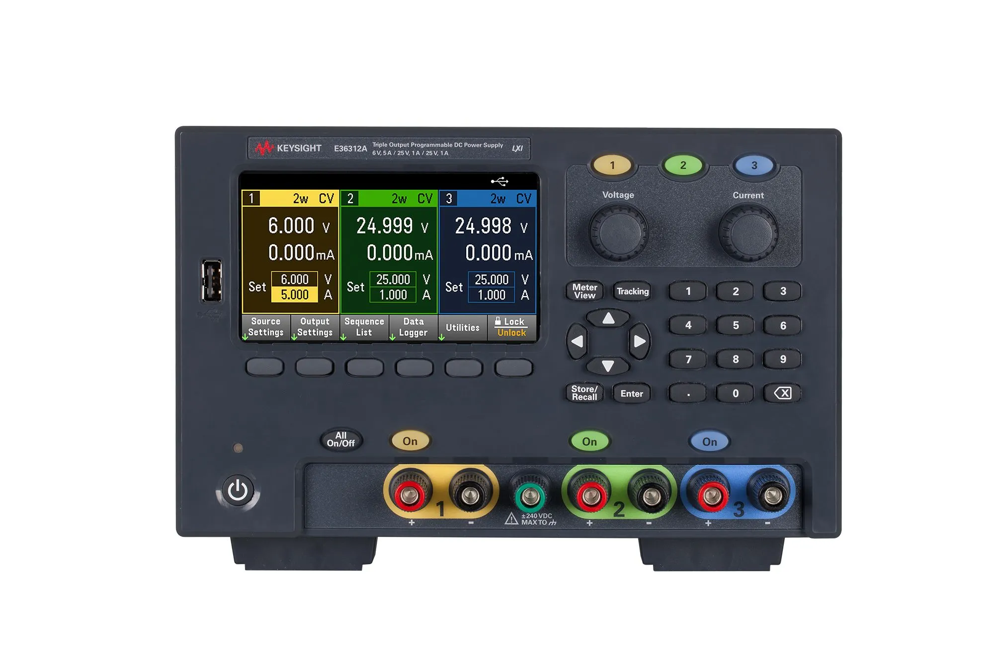 Keysight E36312A Fonte de Alimentação DC de Tripla Saída