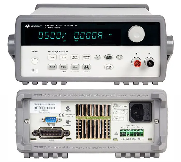 Fonte de Alimentação de Bancada Keysight E3643A
