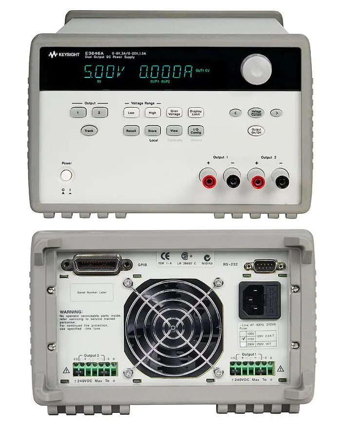 Fonte de Alimentação DC Keysight E3646A