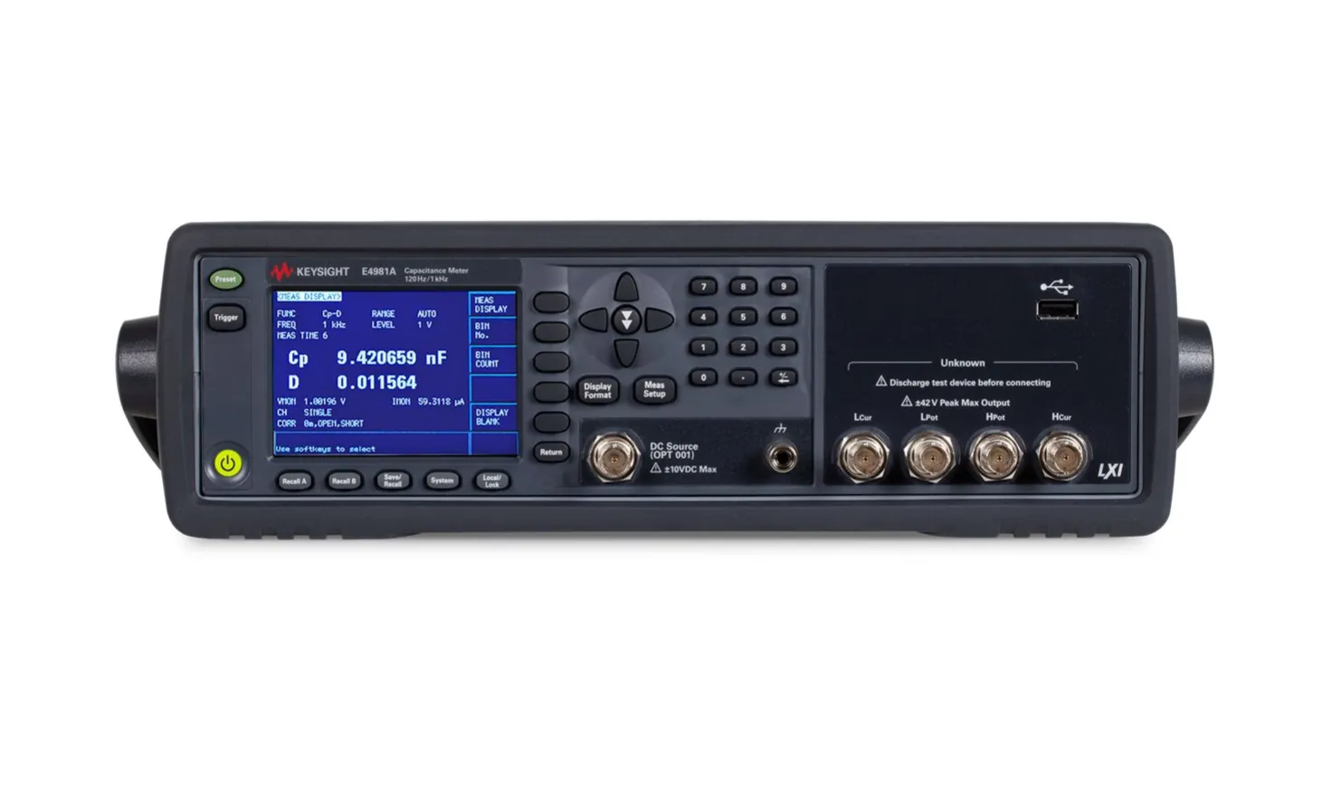 Medidor de Capacitância Keysight E4981A