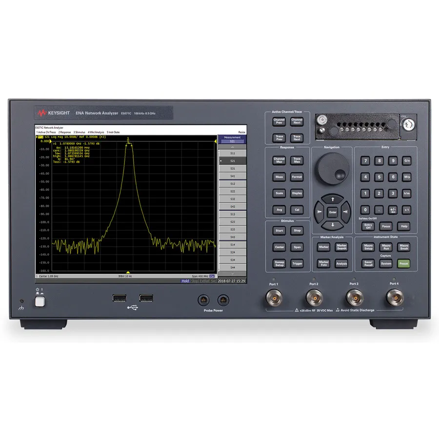 Analisador de Rede Vetorial Keysight E5071C/019/480/UNQ