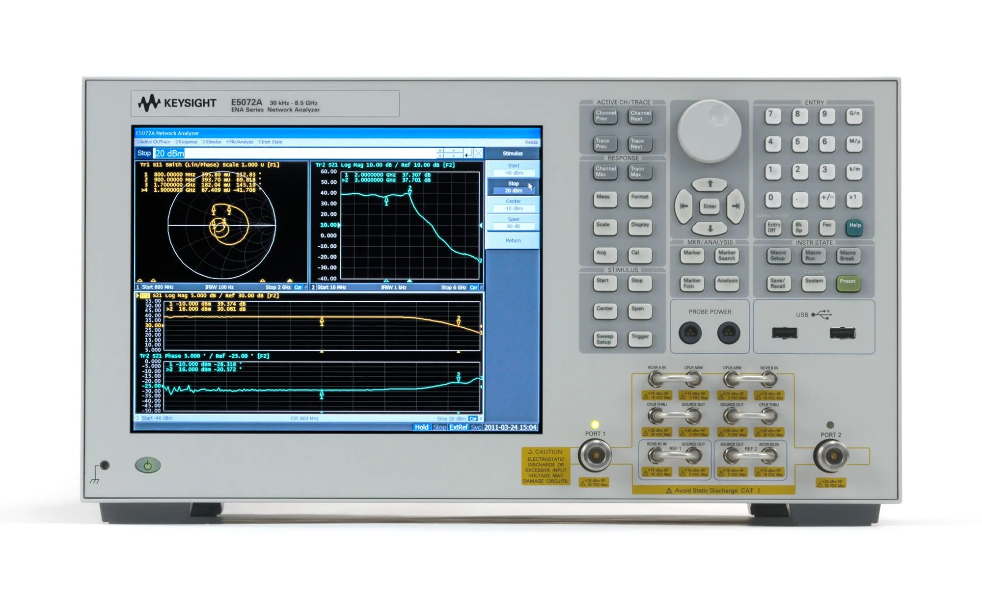 Analisador de Rede Vetorial Keysight E5072A