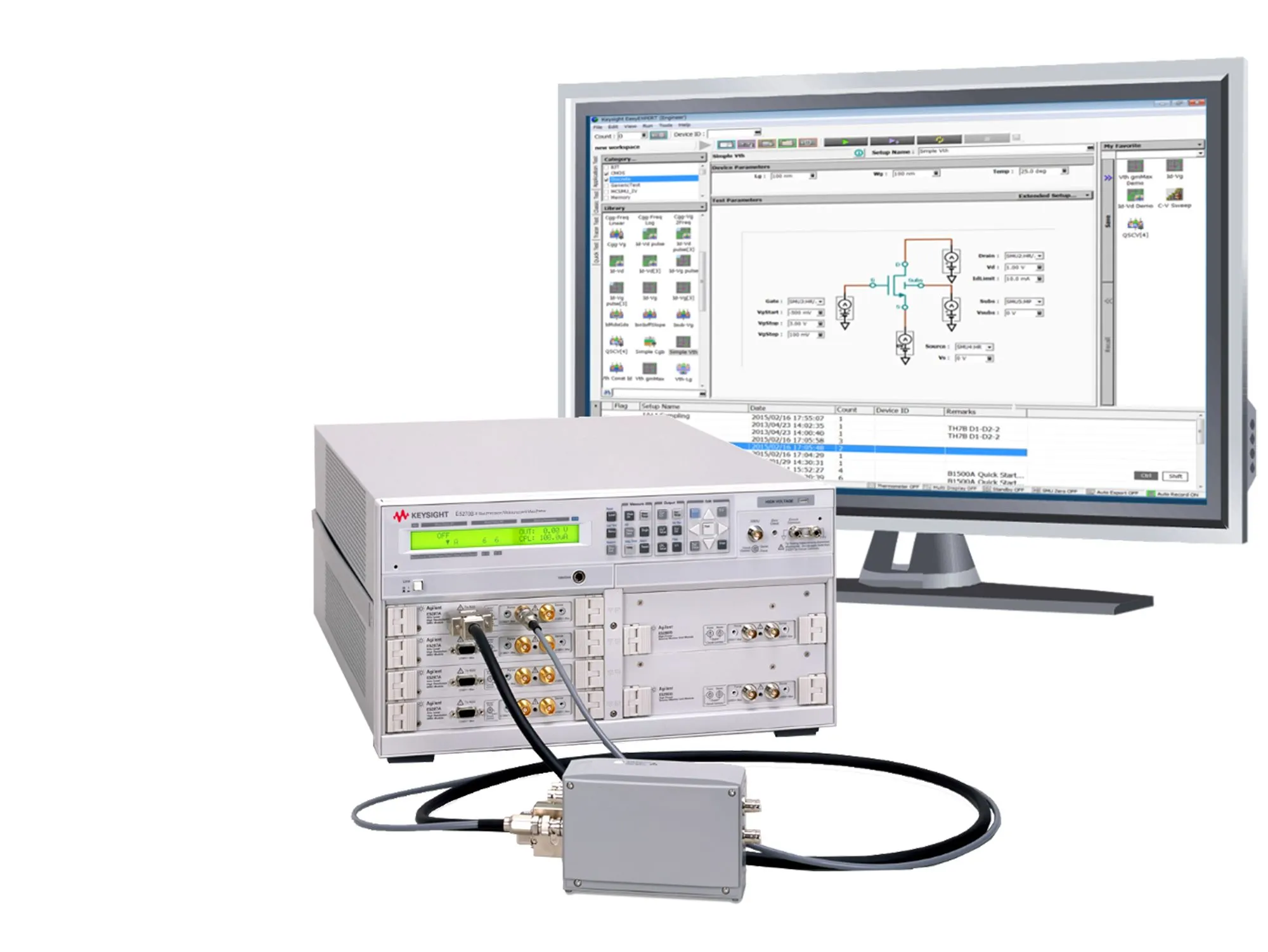 Analisador de Precisão IV Keysight E5270B