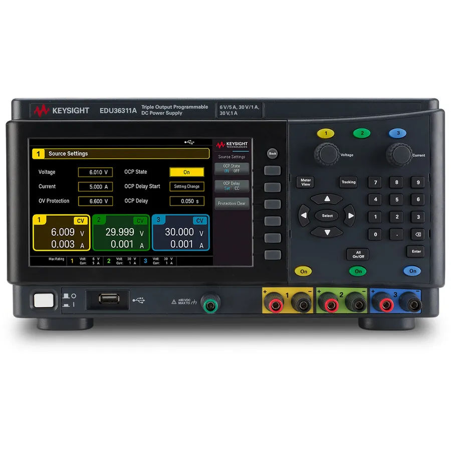 Fonte de Alimentação DC Keysight EDU36311A com Três Saídas