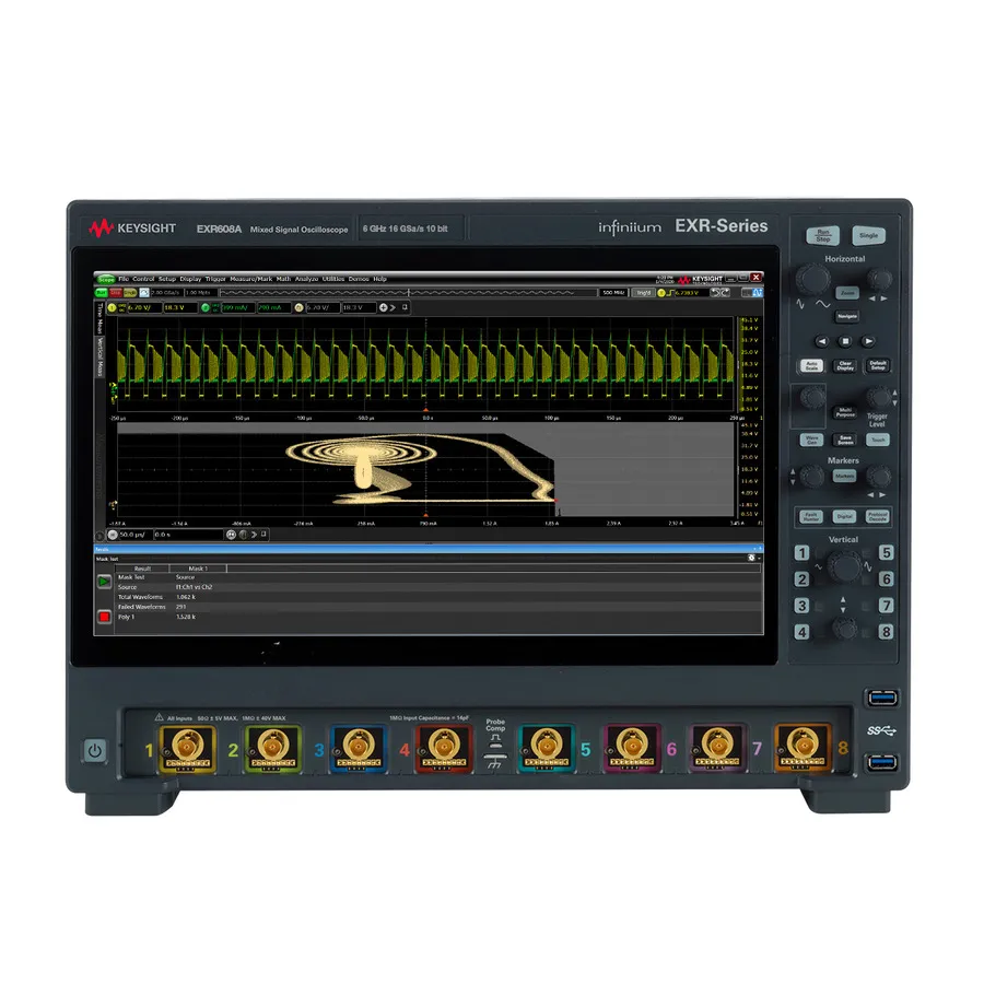 Osciloscópio em Tempo Real Infiniium Keysight EXR608A