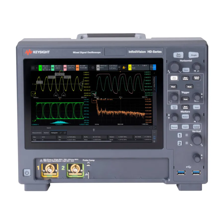 Osciloscópio Keysight HD302MSO/350 InfiniiVision de Sinal Misto