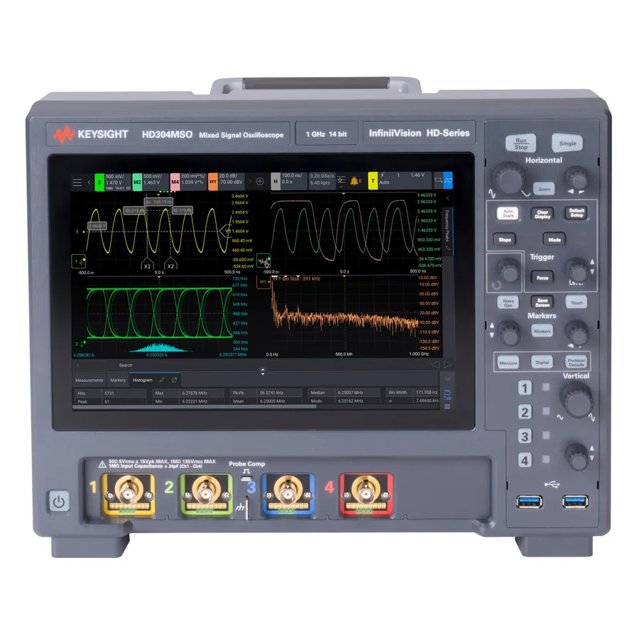 Osciloscópio de Sinal Misto Keysight HD304MSO/500 InfiniiVision