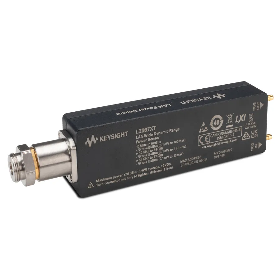 Sensor de Potência Keysight L2067XT/100/U2037A com Conformidade Térmica em Vácuo