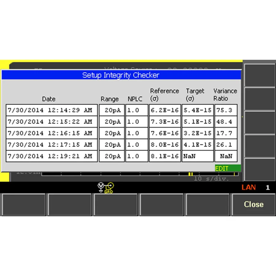 Verificador de Integridade de Configuração Keysight N1420A