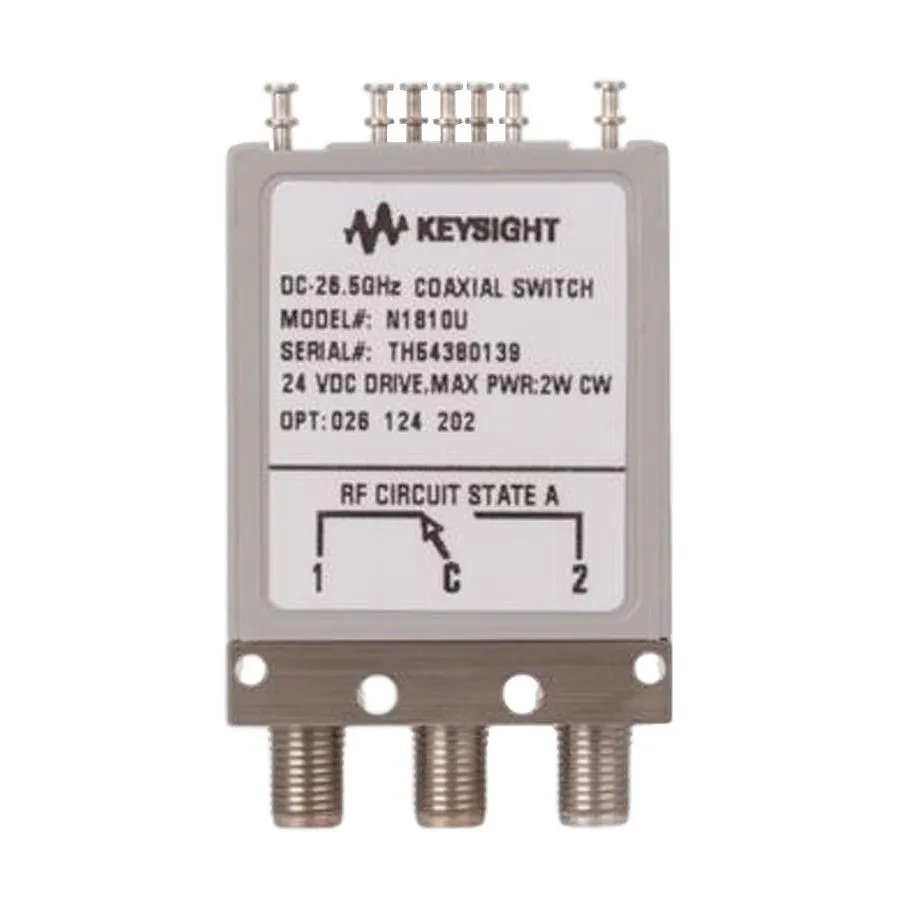 Chave Coaxial Keysight N1810UL/026/105/201/401