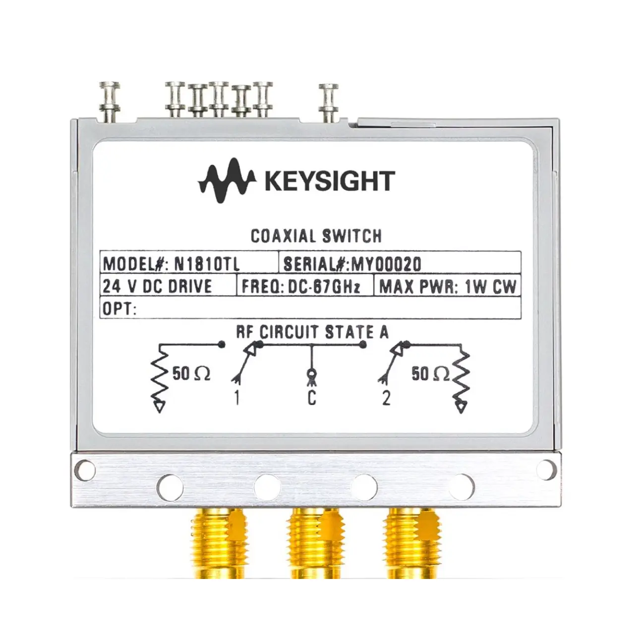 Chave Coaxial Keysight N1811TL