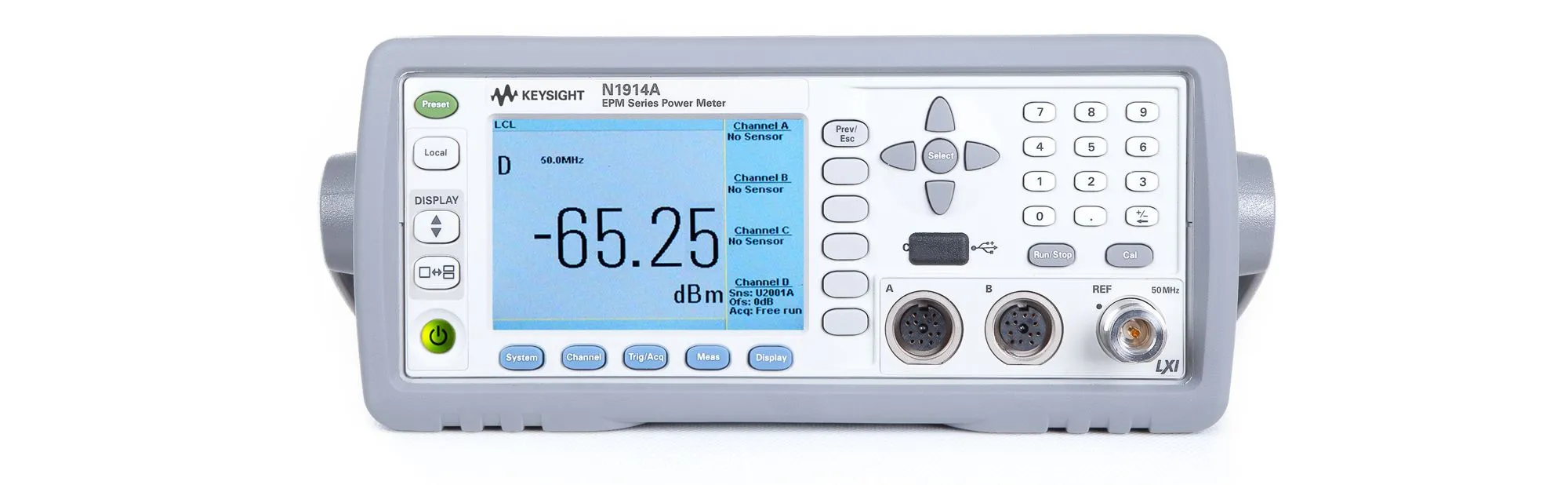 Medidor de Potência de Dois Canais Keysight N1914A