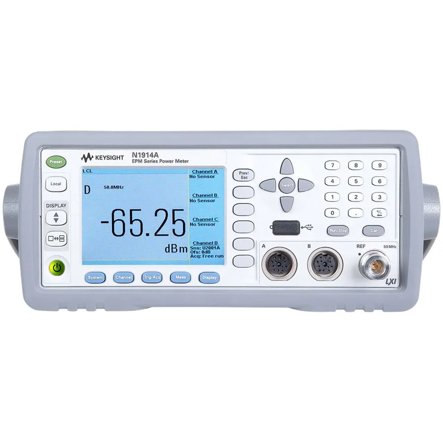 Medidor de Potência de Dois Canais Keysight N1914A/101