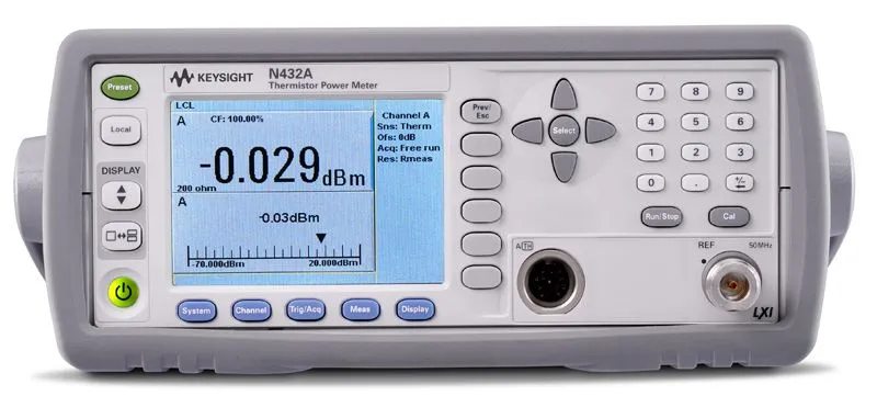 Medidor de Potência Termistor Keysight N432A