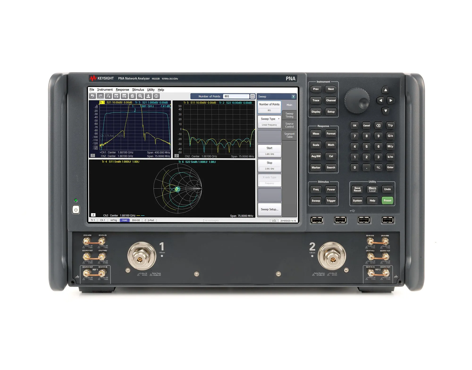 Keysight N5222B Analisador de Rede de Microondas