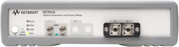 Atenuador Óptico Keysight N7751A com Medidor de Potência