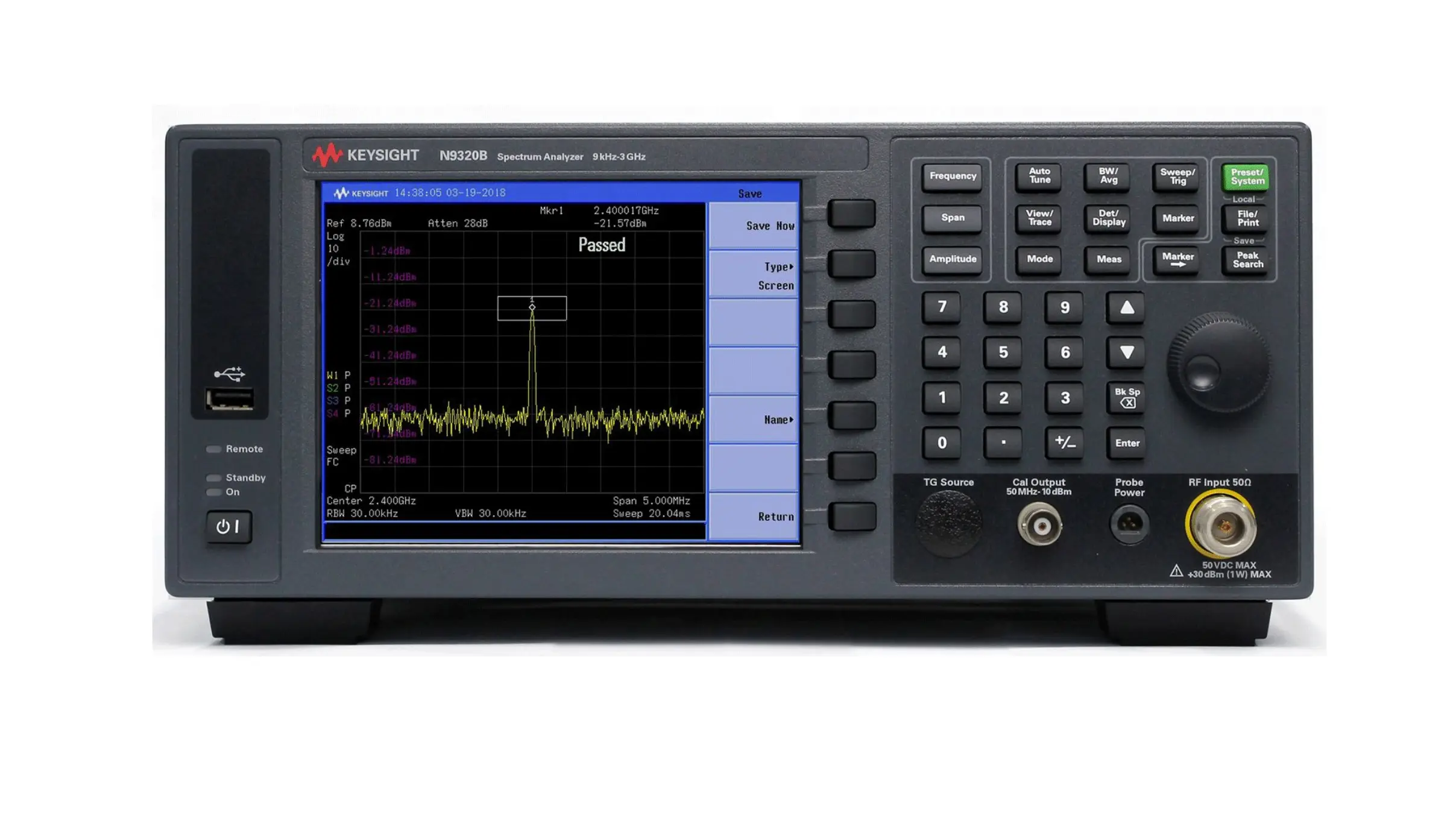 Analisador de Espectro Keysight N9320B