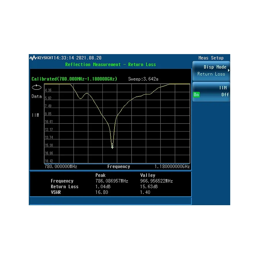 Medição de Reflexão Keysight N9322CK/RM7
