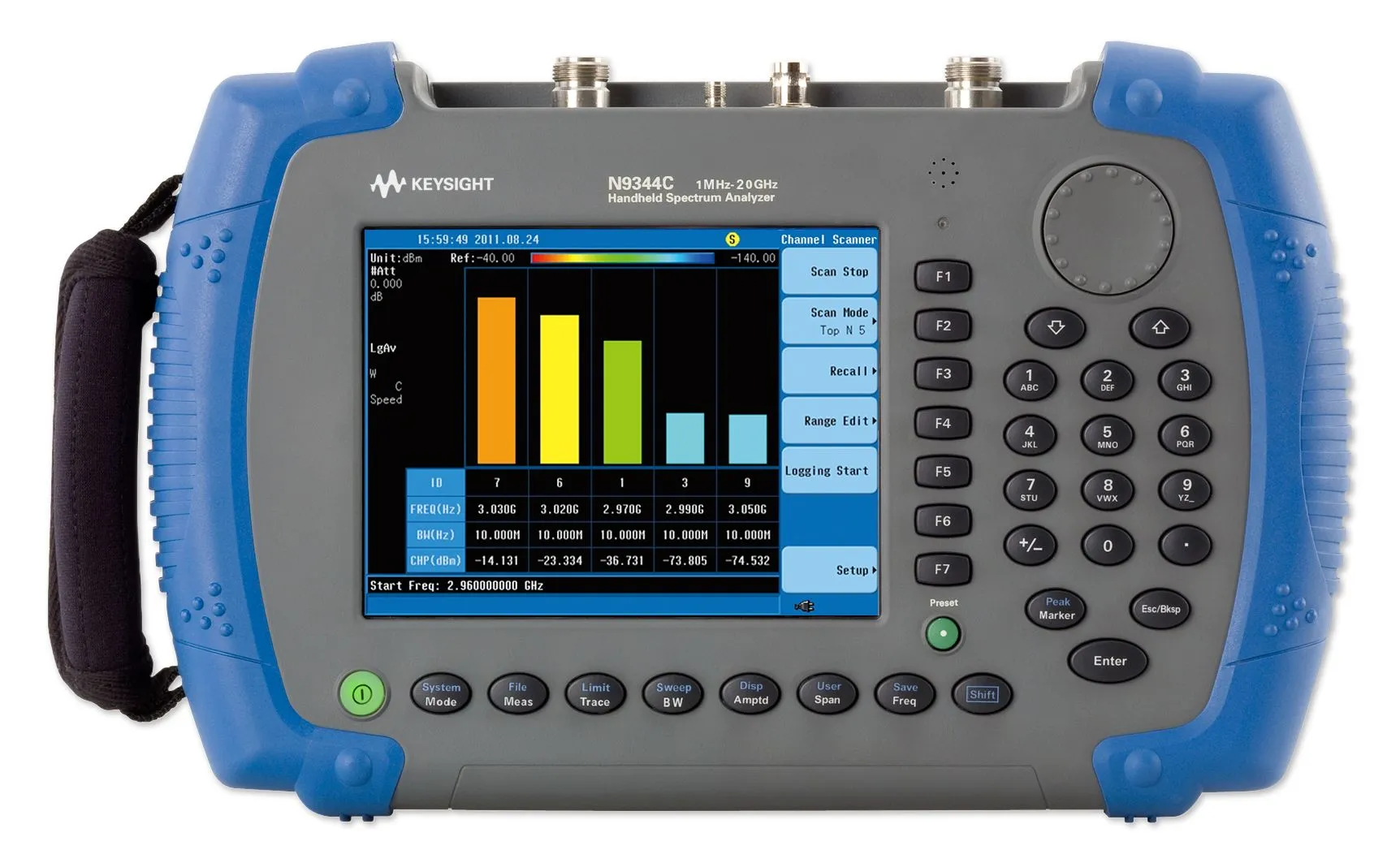 Keysight N9344C Analisador de Espectro Portátil