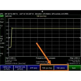Keysight N9916B-215 Medição de Cabo TDR