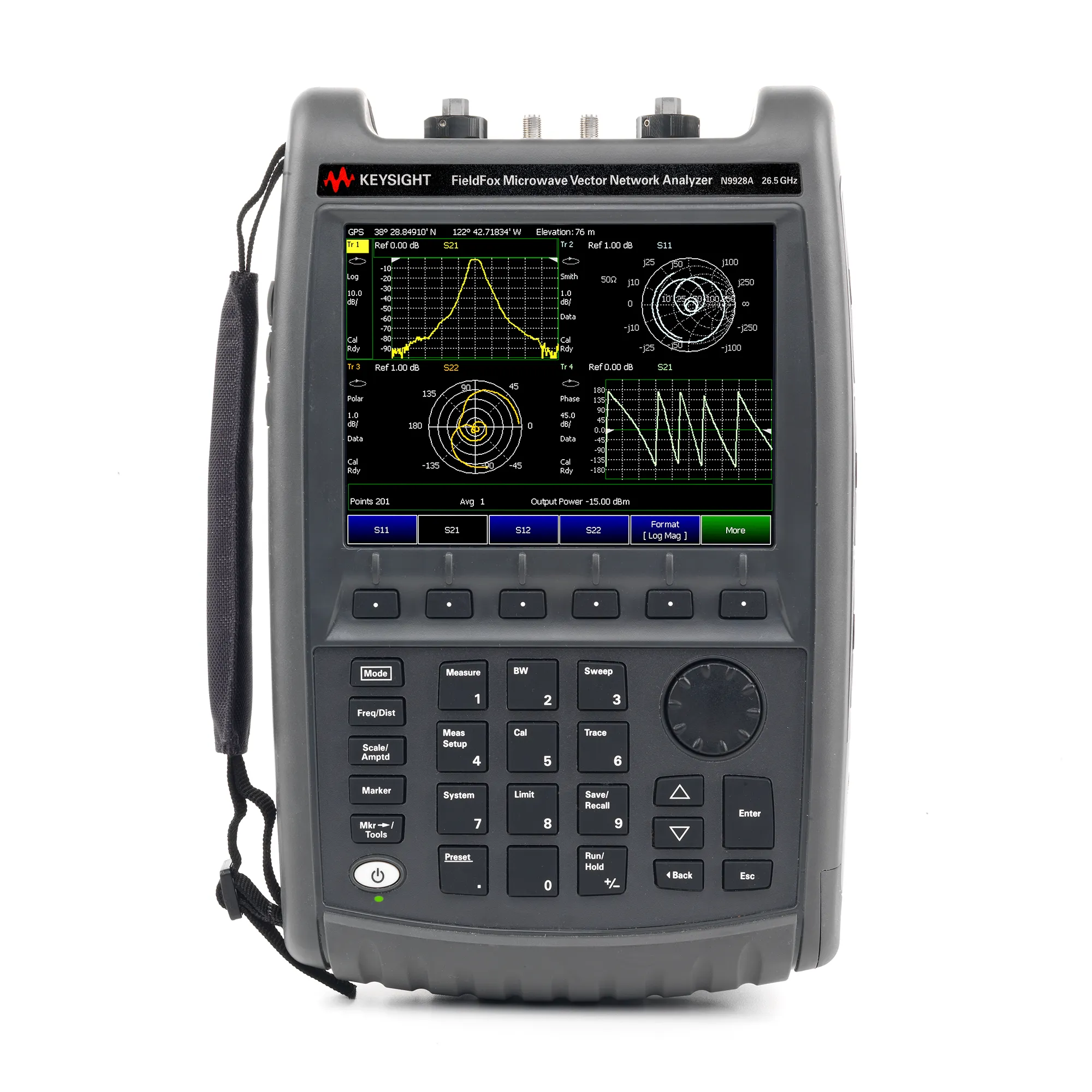 Analisador de Rede Vetorial Handheld de Microondas Keysight N9928A FieldFox
