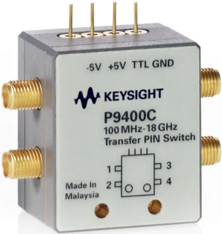 Chave de Transferência de Diodo PIN em Estado Sólido Keysight P9400C