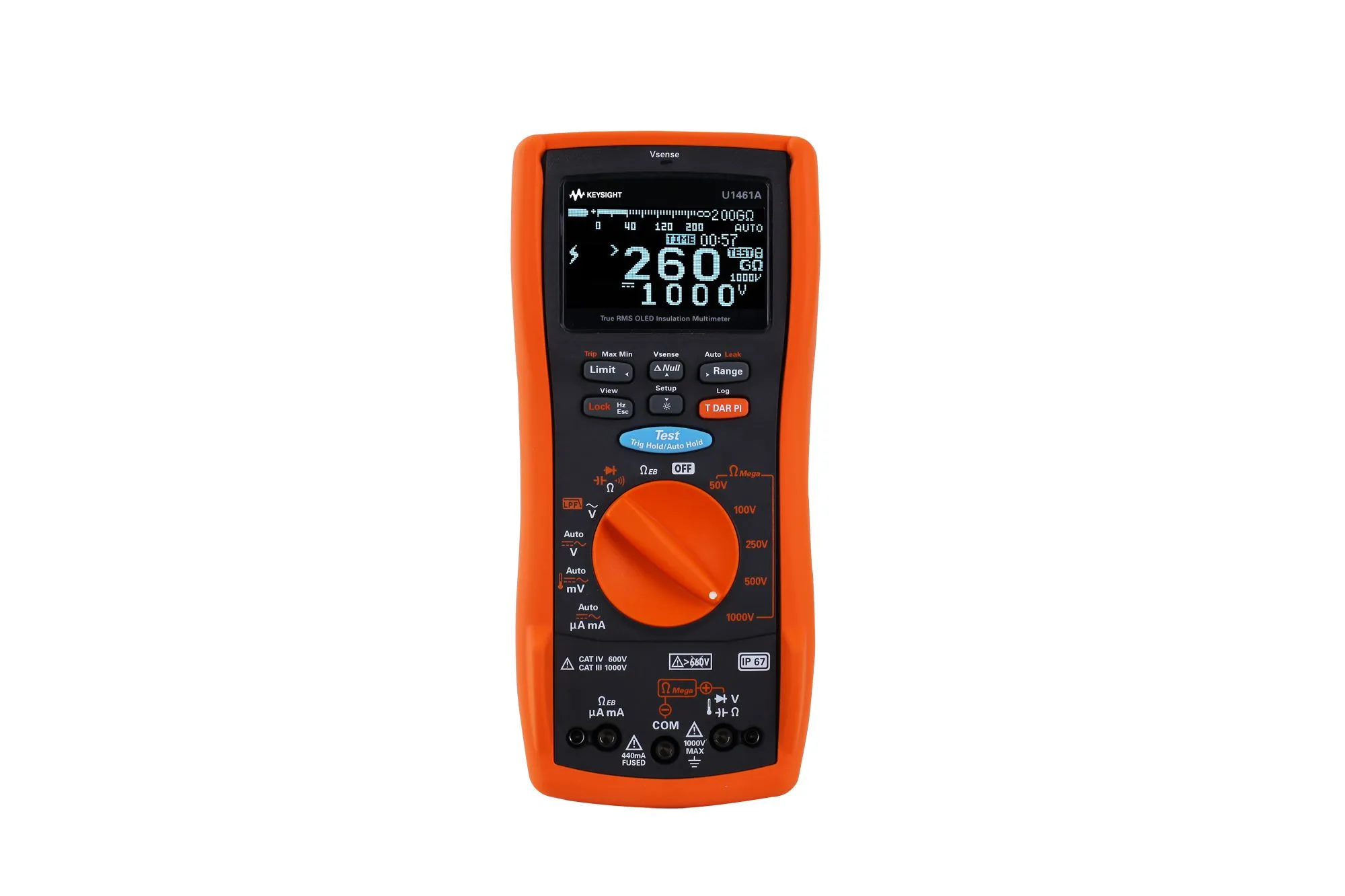 Keysight U1461A Testador de Resistência de Isolamento