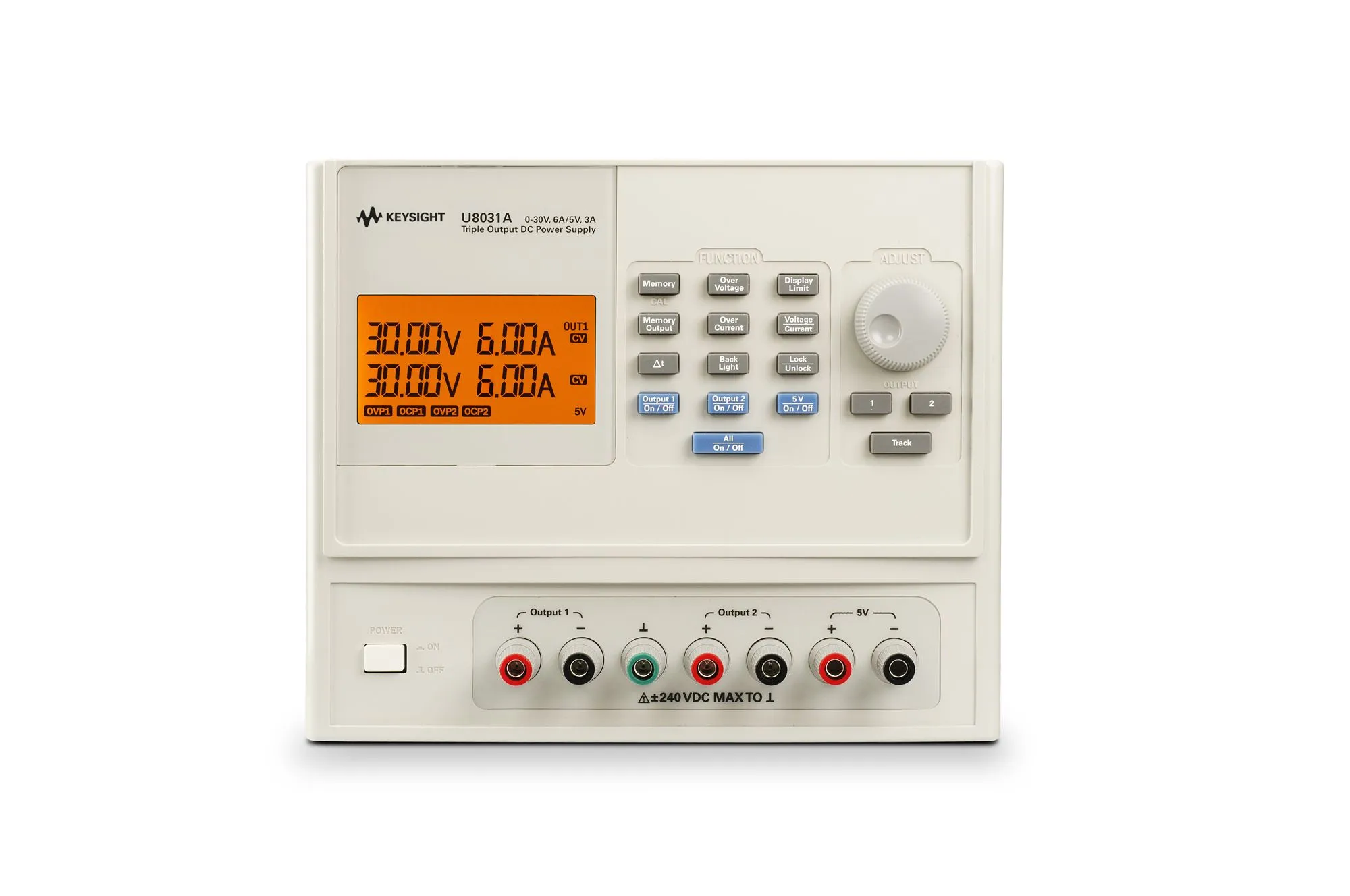 Keysight U8031A - Fonte de Alimentação DC com Três Saídas