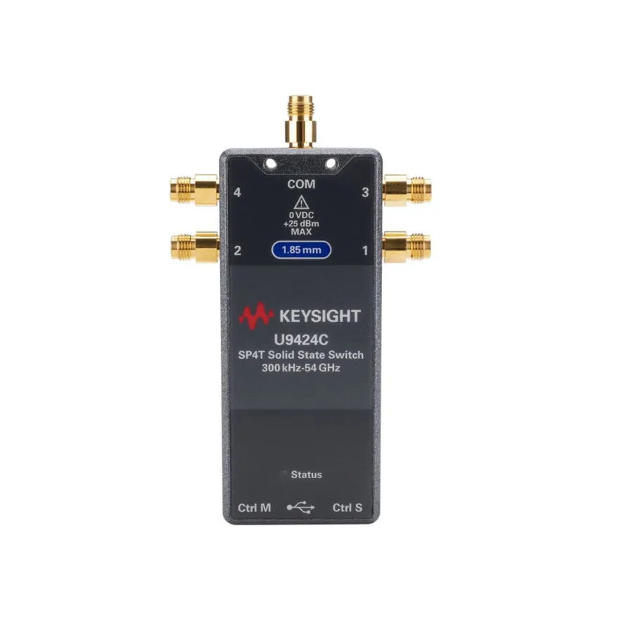 Chave FET de Estado Sólido Keysight U9424C/001/101, SP4T, 300 kHz a 54 GHz