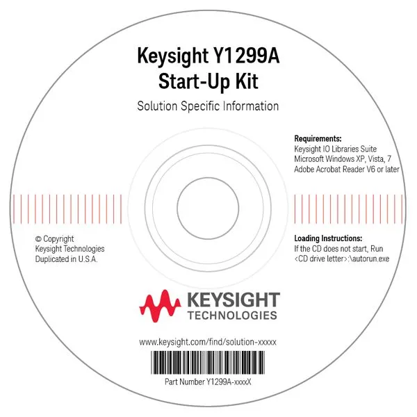 Kit de Inicialização Keysight Y1299A