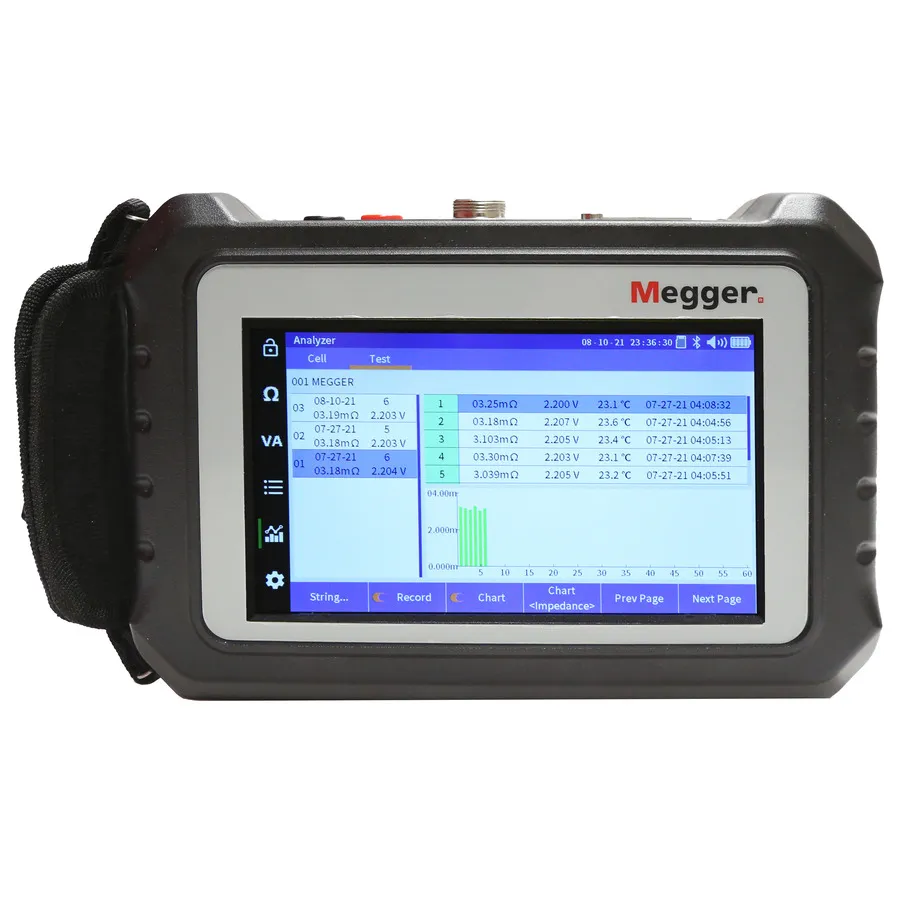 Testador Avançado de Impedância de Bateria Megger BITE5-ADV