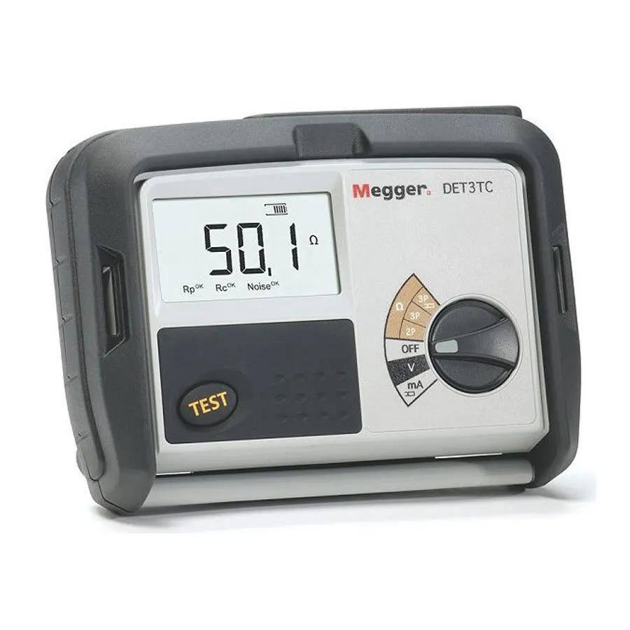 Testador de Terra Digital Megger DET3TC