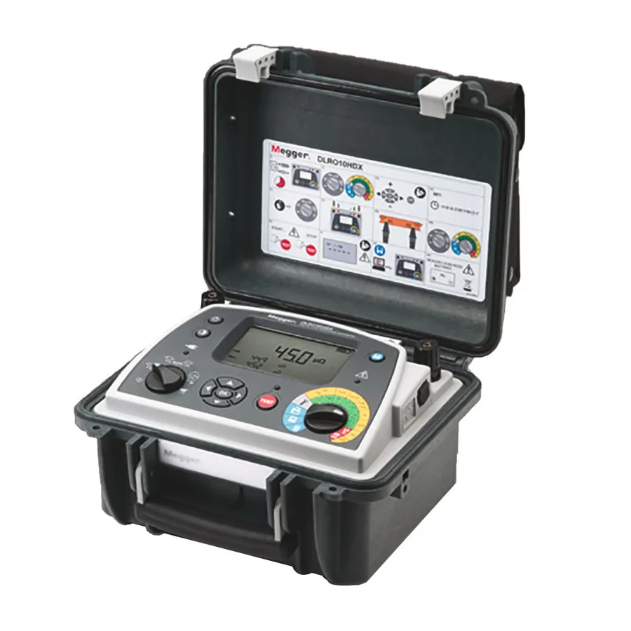 Megger DLRO-10HDX-NLS Micro-Ohmímetro