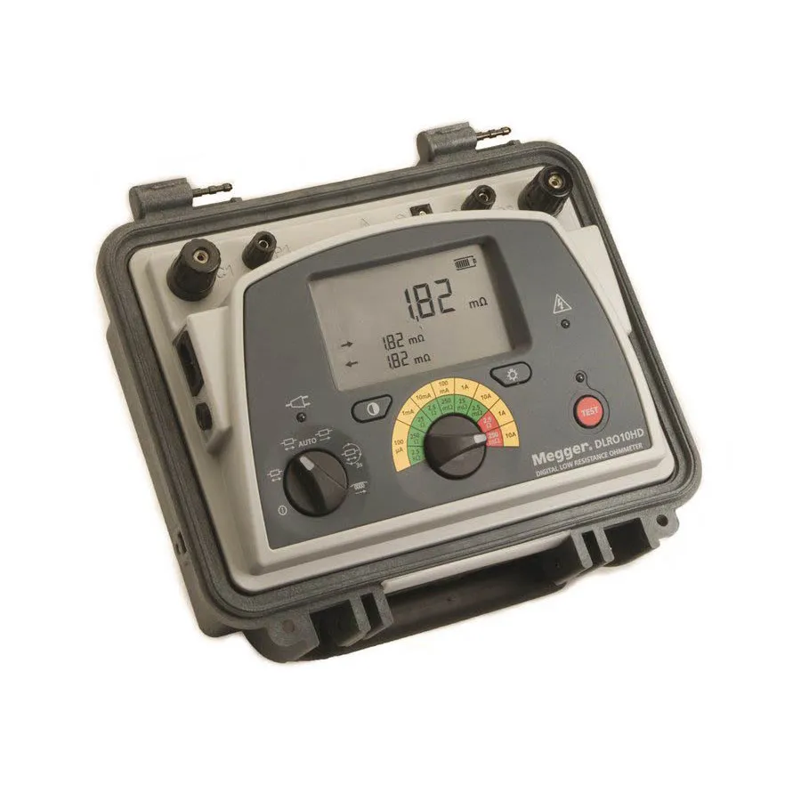 Megger DLRO10HD-NLS Ohmímetro de Baixa Resistência