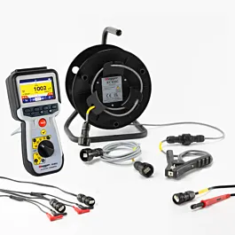 Megger DLRO2-KC100C-KIT Kit Ohmímetro de Baixa Resistência com Carretel de Sonda Kelvin Clip de 100m