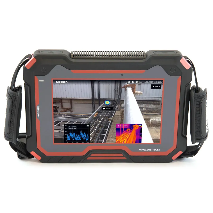 Câmera de Imagem Acústica Megger MPAC208-IECEx Pro Kit e Verificador