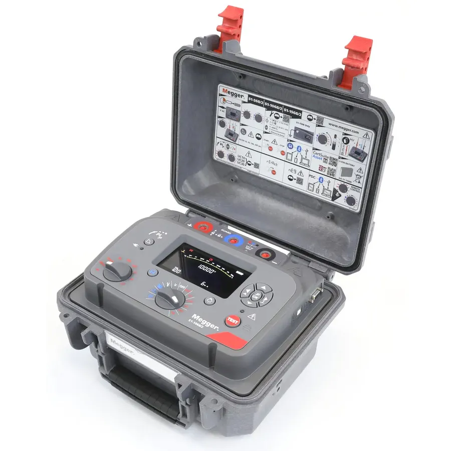 Testador de Resistência de Isolamento Megger S1-1068/2-US EXPERT 10kV