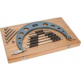 Conjunto de Micrômetro Externo Mitutoyo 340-720 12-18 Polegadas