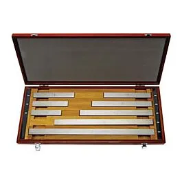 Mitutoyo 516-751-26 Conjunto de 8 Blocos de Medida de Aço Métricos, Grau 00