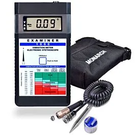 Medidor de Vibração Monarch Instrument 6400-011 EXAMINER 1000 com Estetoscópio Eletrônico