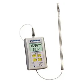 Medidor Portátil de Velocidade do Ar/Temperatura Omega Engineering HHF1001R-W
