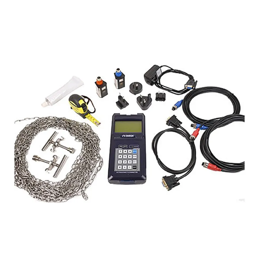 Kit de Medidor de Fluxo Ultrassônico Digital Omega FDT-25