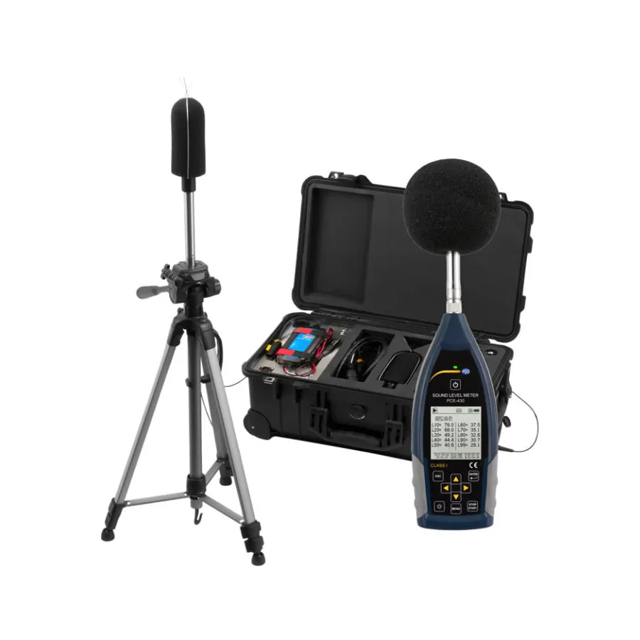 Medidor de Nível Sonoro PCE Instruments PCE-430-EKIT-US com Registro de Dados