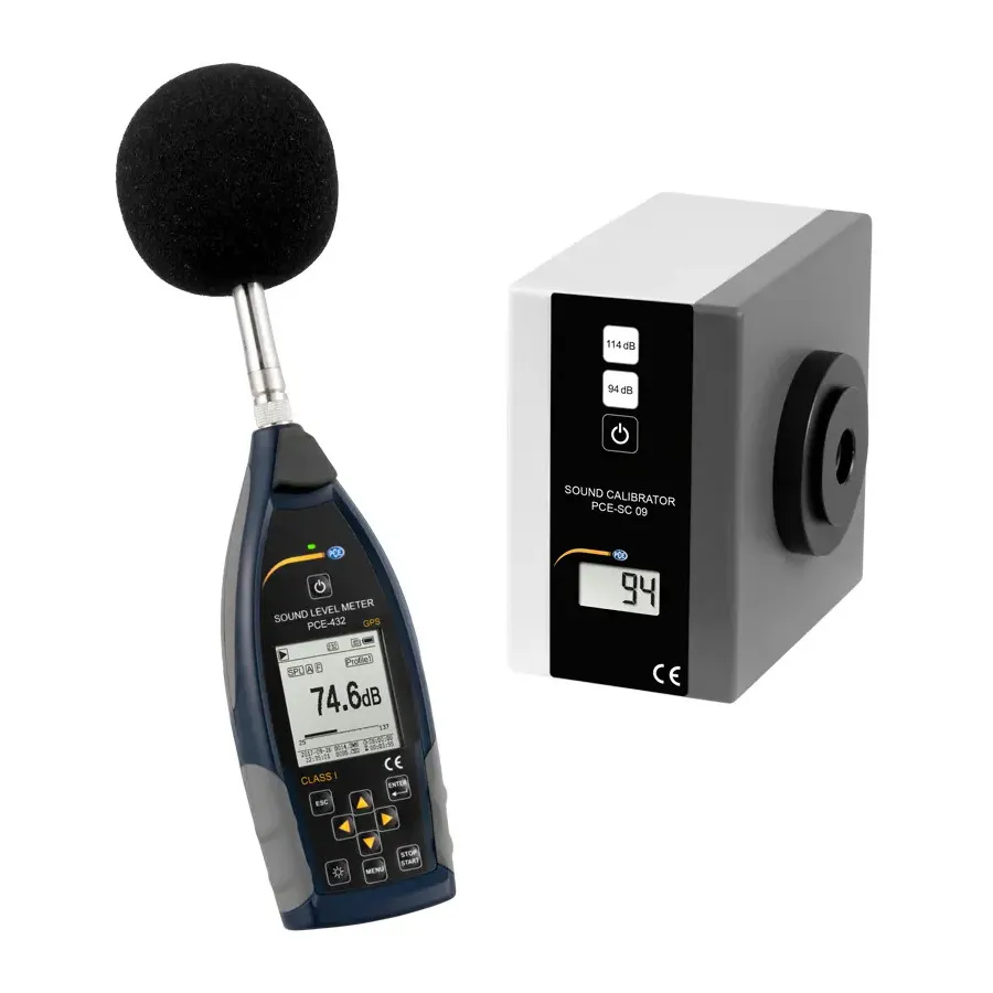 Kit de Medidor de Nível Sonoro PCE Instruments PCE-432-SC 09