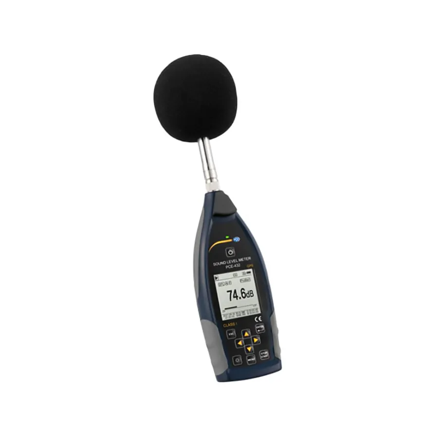 Medidor de Nível Sonoro PCE Instruments PCE-432 com Registro de Dados e GPS
