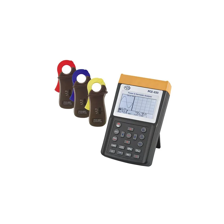 Medidor de Potência Trifásico com Registro de Dados PCE Instruments PCE-830-1