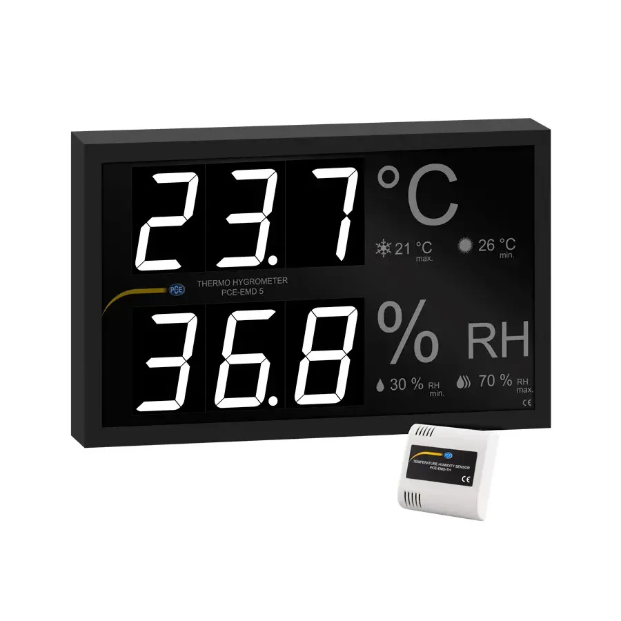 PCE Instruments PCE-EMD 5 Indicador de Temperatura e Umidade