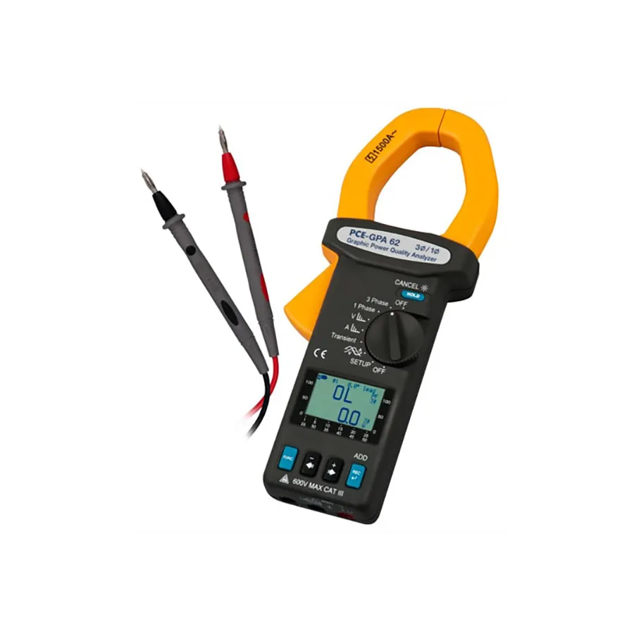 Analisador de Energia Trifásica PCE Instruments PCE-GPA 62